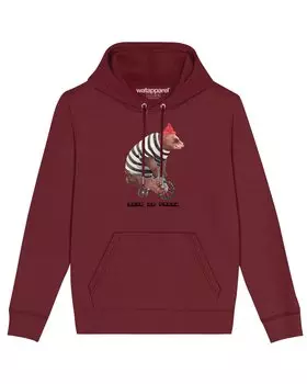 Толстовка wat? Apparel Tour de Franz, цвет Weinrot