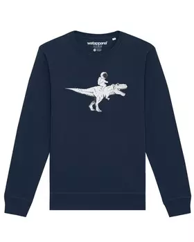 Толстовка Watapparel Astronaut on T-Rex, темно-синий