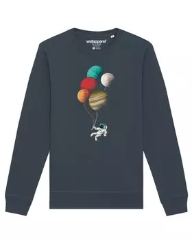 Толстовка Watapparel Balloon Spaceman, антрацит