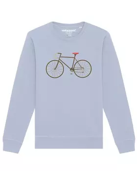 Толстовка Watapparel Fahrrad, светло-синий