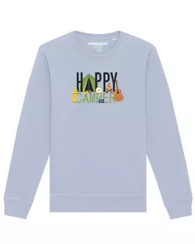 Толстовка Watapparel Happy Camper, светло-синий