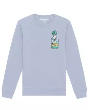 Толстовка Watapparel Holiday in a bottle, светло-синий