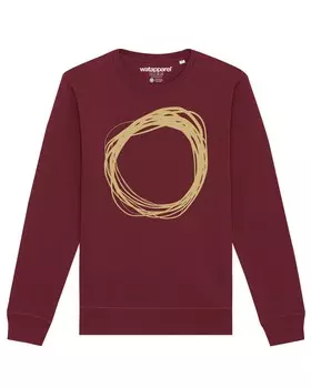 Толстовка Watapparel Kreis, бордовый
