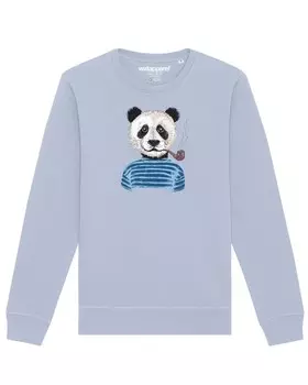 Толстовка Watapparel Panda, светло-синий
