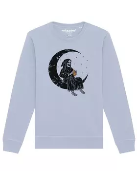 Толстовка Watapparel Pizza for life, светло-синий