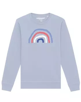 Толстовка Watapparel Regenbogen, светло-синий