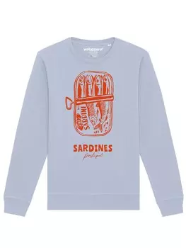 Толстовка Watapparel Sardines Portugal, светло-синий