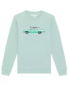 Толстовка Watapparel Surf Car, лазурный