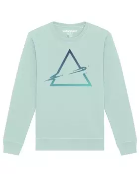 Толстовка Watapparel Triangle, цвет Azure/mottled blue