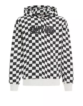 Толстовка We Fashion, черный/белый