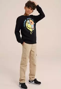 Толстовка WE Fashion, цвет black