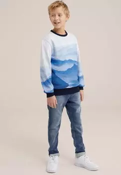 Толстовка WE Fashion, цвет blue