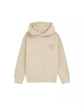 Толстовка WE Fashion, цвет Ecru/Dark beige