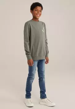 Толстовка WE Fashion, цвет Mottled Olive