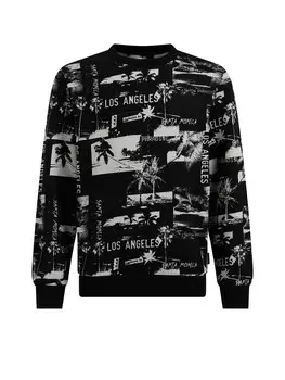 Толстовка We Fashion, серый/светло-серый