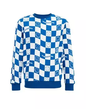 Толстовка We Fashion SMILEYWORLD, синий