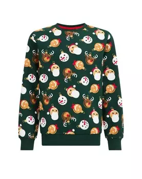 Толстовка We Fashion, темно-зеленый