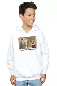 Толстовка We We We We We We We We We We We We We Were On A Break Hallway Friends, белый