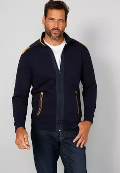 Толстовка WEB-EINSTZE STEHKRAGEN ZIPPER BOSTON PARK, цвет navy blue