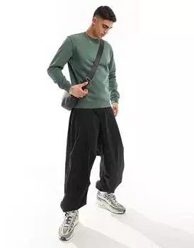 Толстовка Weekday бутылочно-зеленого цвета