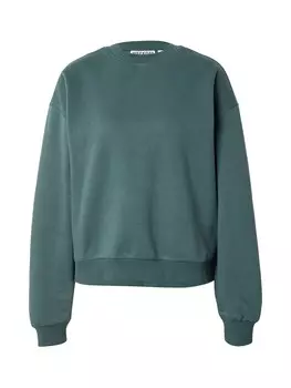 Толстовка WEEKDAY Essence Standard, зеленый