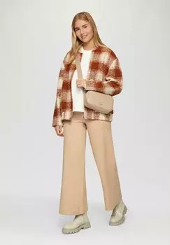 Толстовка WEICHES MIT GEBRUSHTER OBERFLCHE s.Oliver, молочный