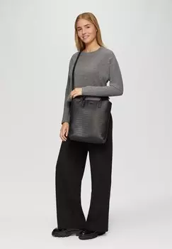 Толстовка WEICHES MIT GEBRUSHTER OBERFLCHE s.Oliver, темно-серый