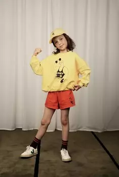 Толстовка WEIGHT LIFTING UNISEX Mini Rodini, цвет yellow