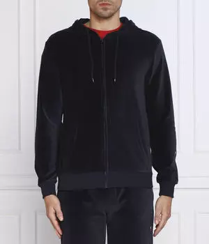 Толстовка велюровая Tommy Hilfiger Regular Fit, синий