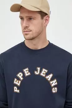 Толстовка Westend из хлопка Pepe Jeans, темно-синий