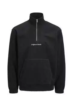 Толстовка вестербро флисовый свитер Jack & Jones, черный
