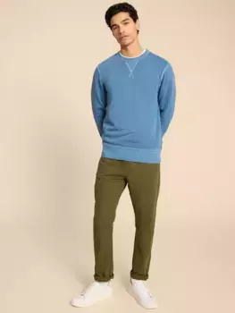 Толстовка White Stuff Crew, цвет mid/blue