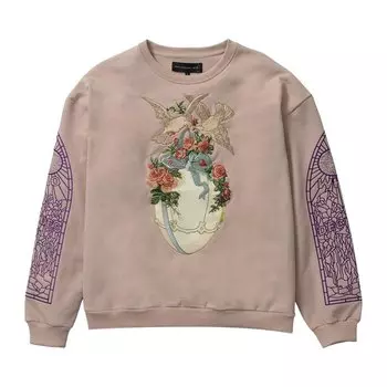 Толстовка Who Decides War Gift Crewneck, серебряный