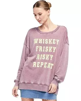 Толстовка Wildfox Frisky Roadtrip, цвет Fig