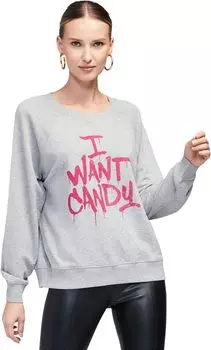 Толстовка Wildfox I Want Candy Sommers, цвет Heather