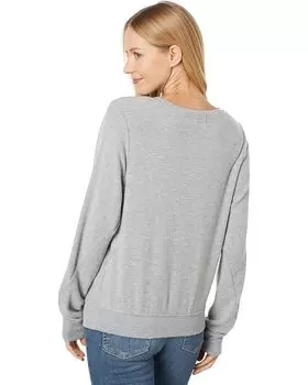 Толстовка Wildfox Party in My Cabana Baggy Beach Sweatshirt, цвет Heather