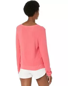 Толстовка Wildfox To Do List Baggy Beach Sweatshirt, цвет Tea Berry