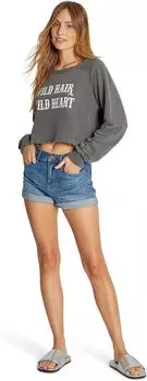 Толстовка Wildfox Wild Hair World Tour, цвет Vintage Black