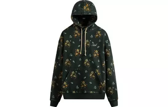 Толстовка Williams III с цветочным принтом «Бегония» KITH, зеленый