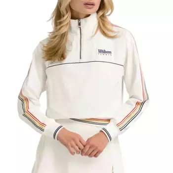 Толстовка Wilson DavenPort half zip, белый