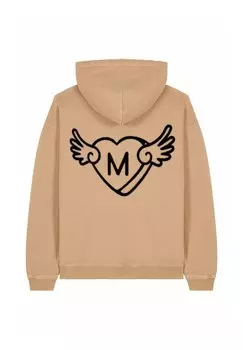 Толстовка WINGS BACK EMBROIDERY UNISEX VINTAGE - Hoodie Mira Paris, бежевый