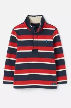 Толстовка Winter dale с короткой молнией и флисовой подкладкой Joules, красный