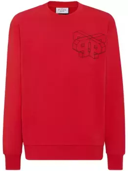 Толстовка Wire Frame Philipp Plein, красный