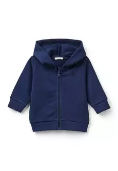 Толстовка WITH HOOD AND EARS United Colors of Benetton, синий