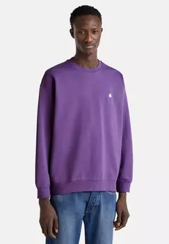 Толстовка WITH LOGO PATCH United Colors of Benetton, сиреневый