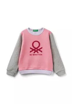 Толстовка With Logo United Colors of Benetton, мультиколор