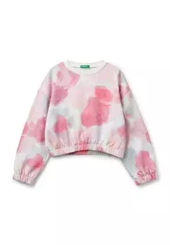 Толстовка WITH PATTERN PRINT United Colors of Benetton, мультиколор