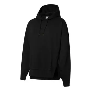 Толстовка (WMNS) PUMA Her Solid Color Sports Drawstring Hoodie Black 847688-01