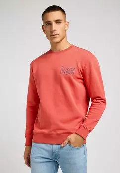 Толстовка WOBBLY Lee, цвет poppy