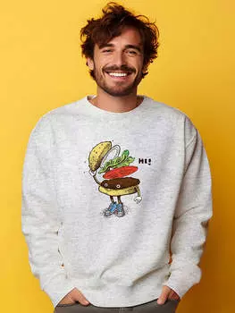 Толстовка WOOOP, серый